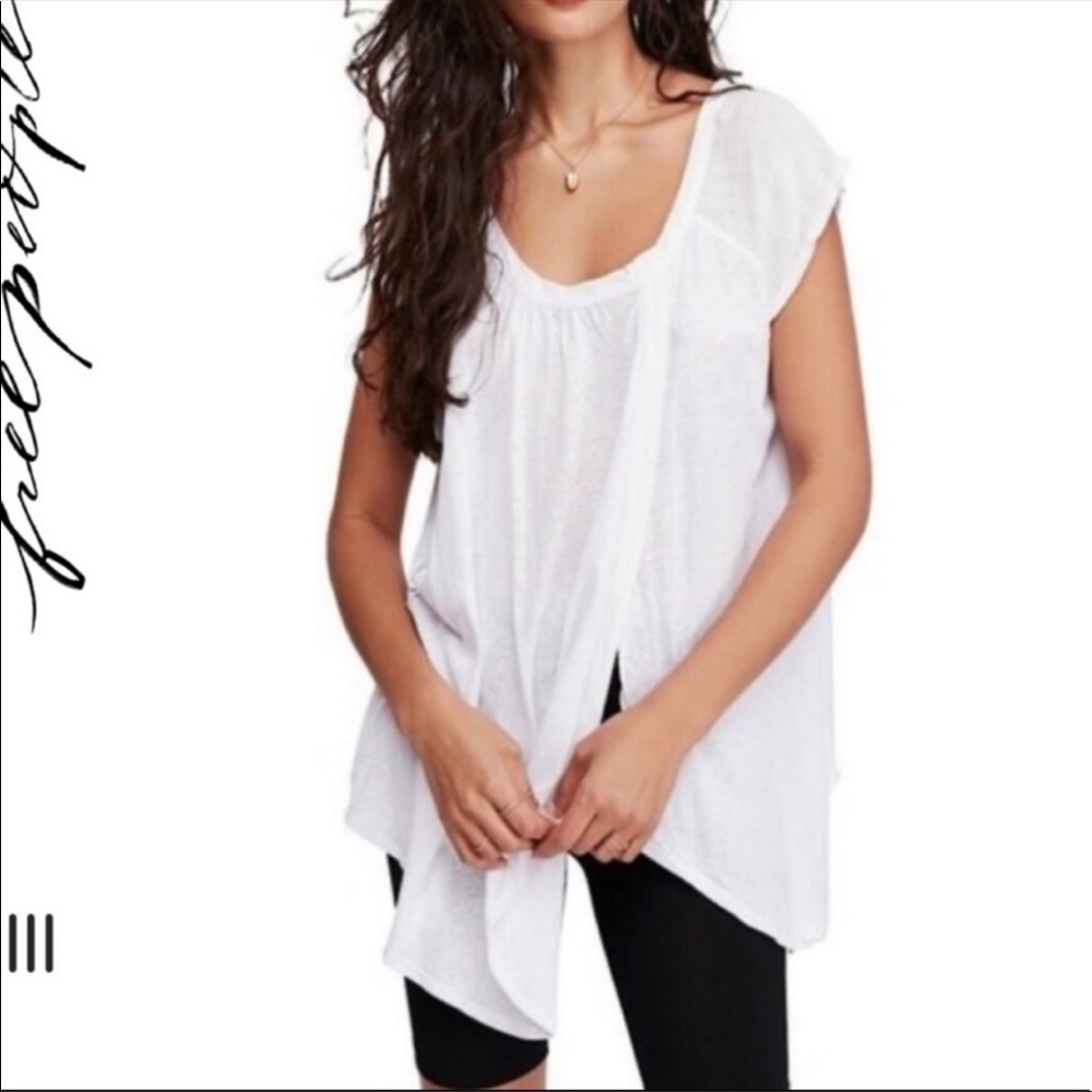 Free People Keep It Casual Tee size Medium